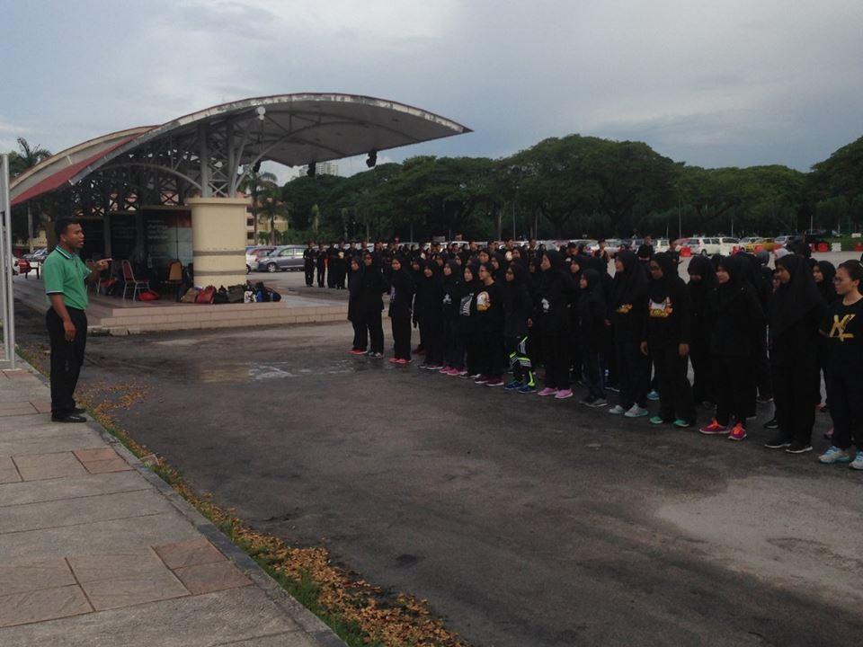 perjumpaan minggu kelapan, latihan kawad kaki