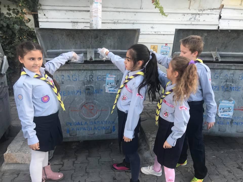 "Cleaning the street" by red sixes