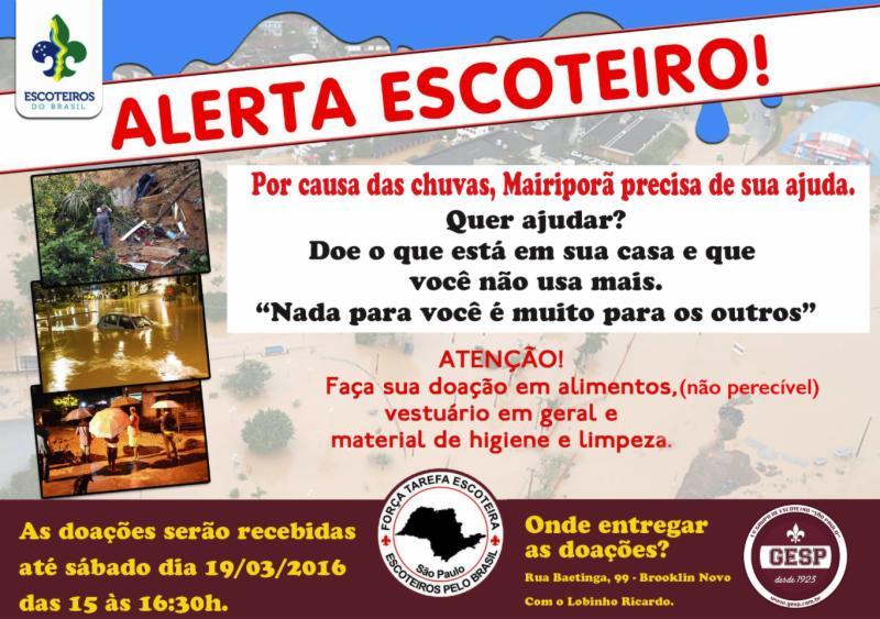 Ajuda a Mairiporã