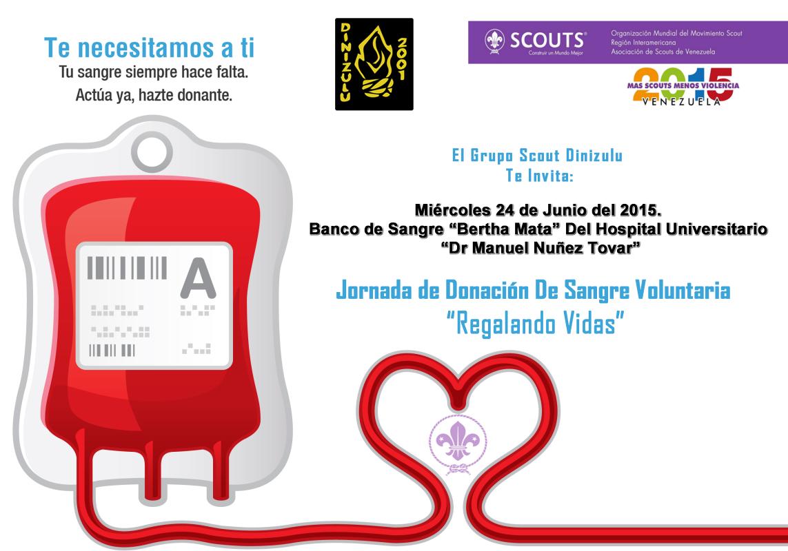 Jornada De Donación De Sangre Voluntaria “Regalando Vidas”