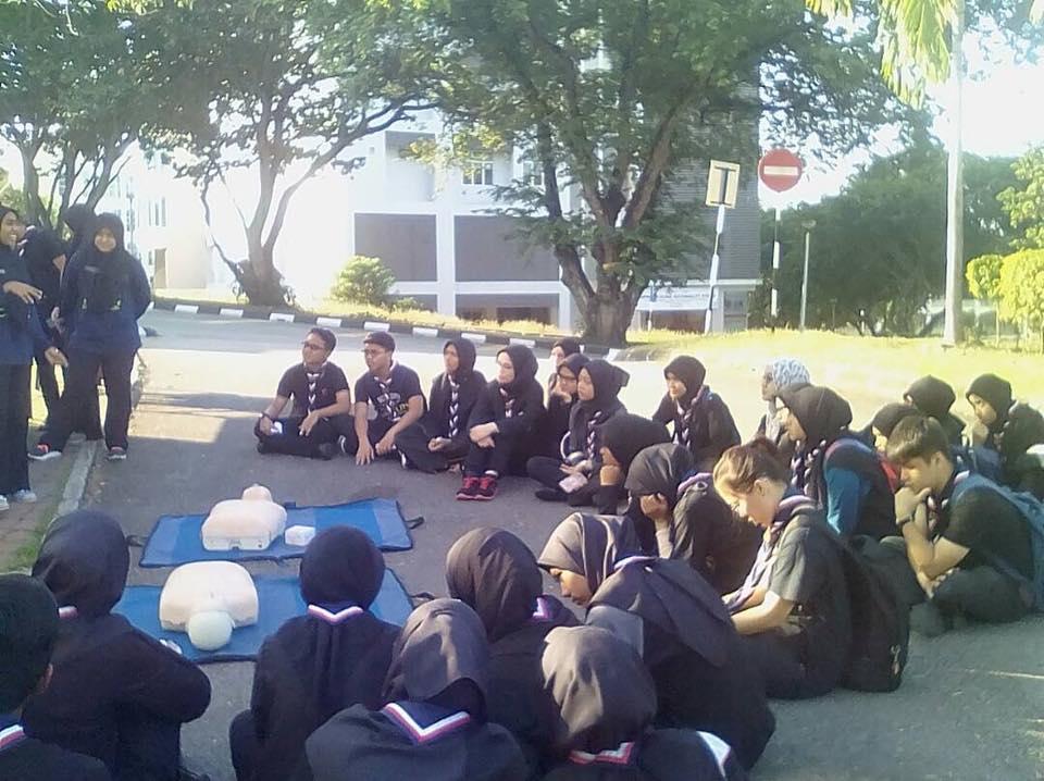 BENGKEL PERTOLONGAN CEMAS ANJURAN BULAN SABIT MERAH MALAYSIA USM DENGAN KERJASAMA KLKM USM