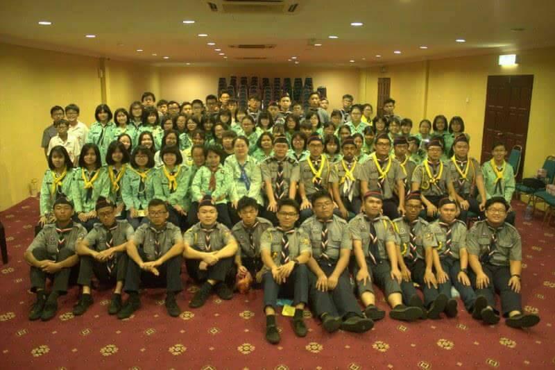 2017宽柔中学男女童军团欢送会