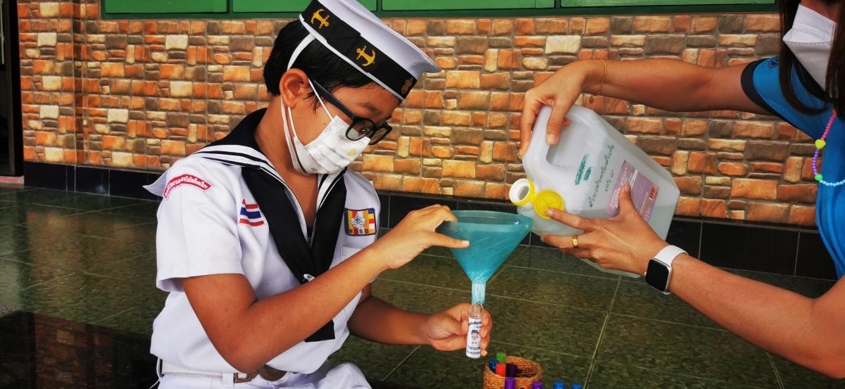 จิตอาสา ทำสเปรย์แอลกอฮอลล์