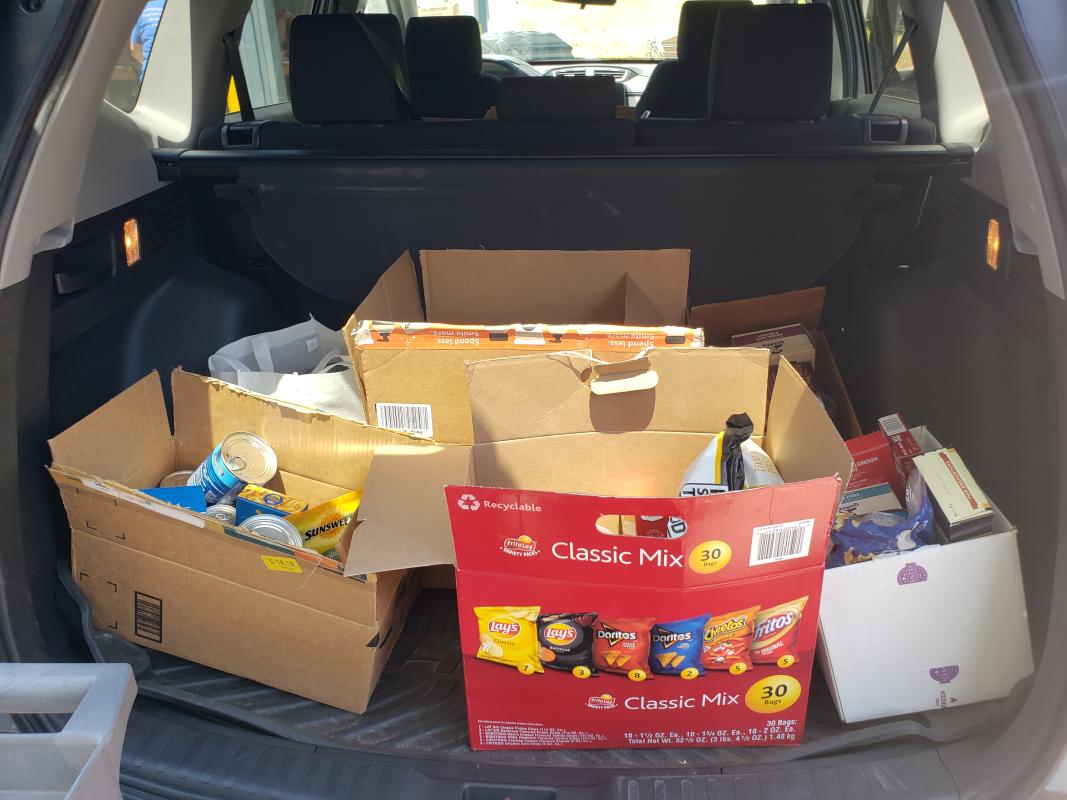 Messenger of Peace Webelos Pantry Clean Out!
