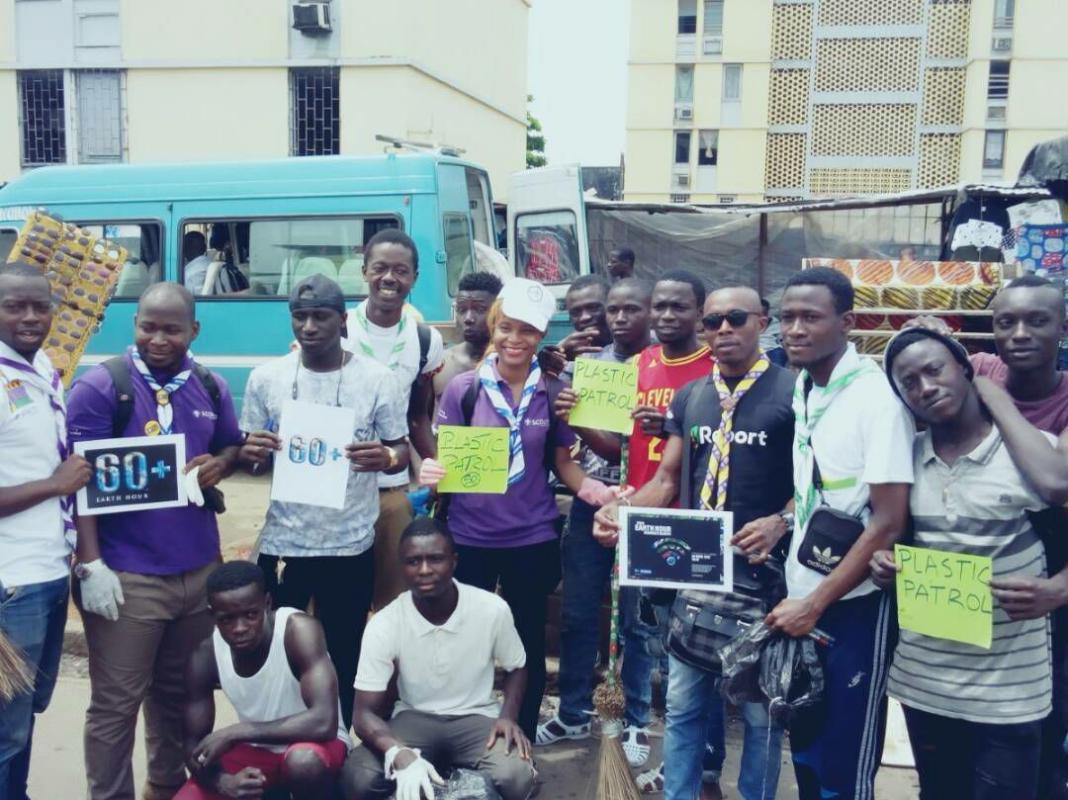 #Earth Hour Côte d'Ivoire celebration : MOP Plastic Patrol