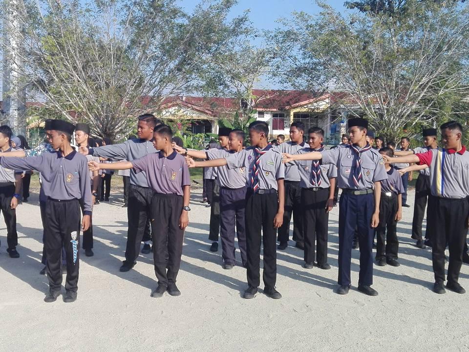 Latihan Asas Kawad Kaki & Perbarisan Pengakap SMKSP