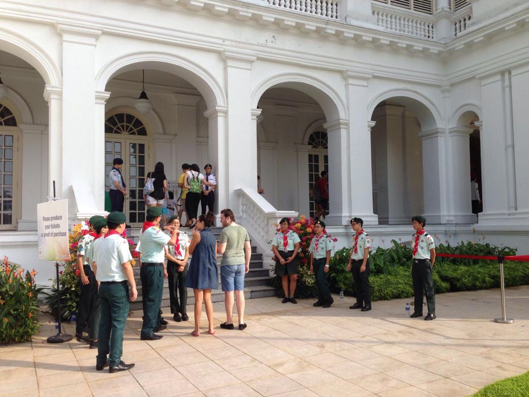 Guest Ambassador (Chief Scout Hospitality Team) @ the Istana Open House