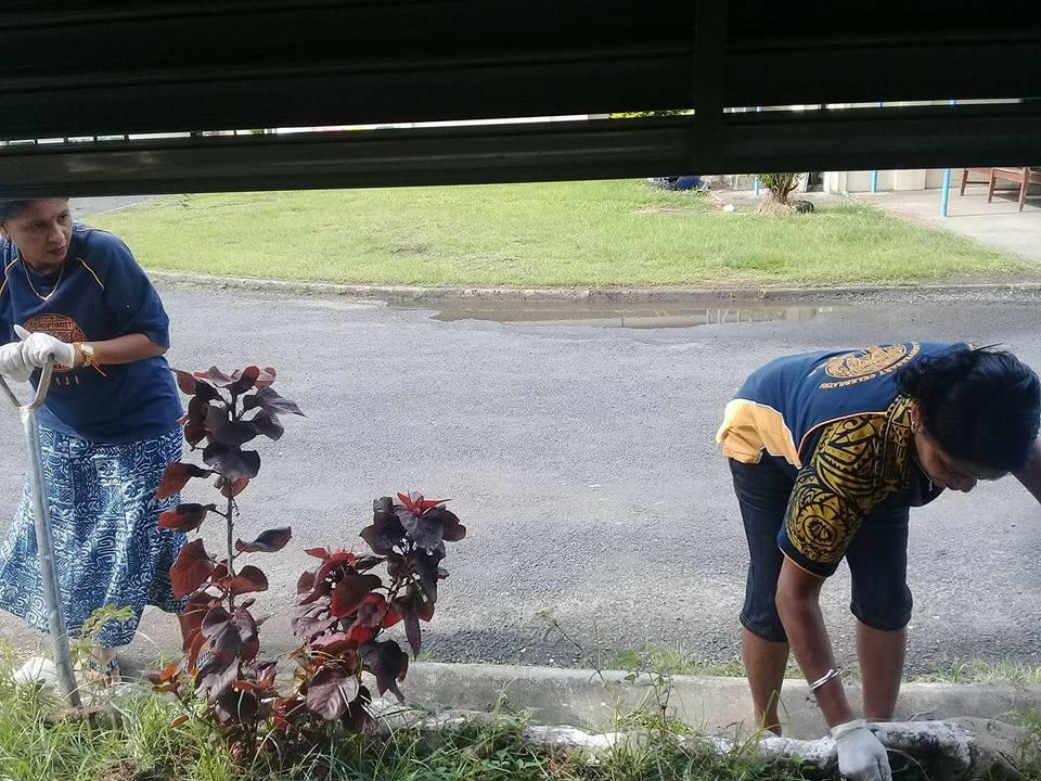 HOSPITAL GARDEN CLEANUP 