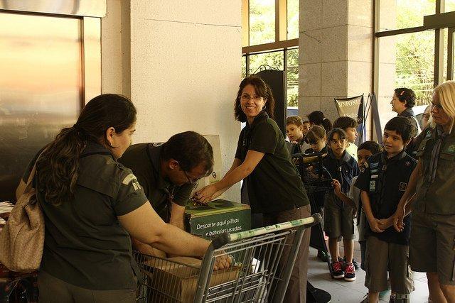 Descarte correto de pilhas e baterias