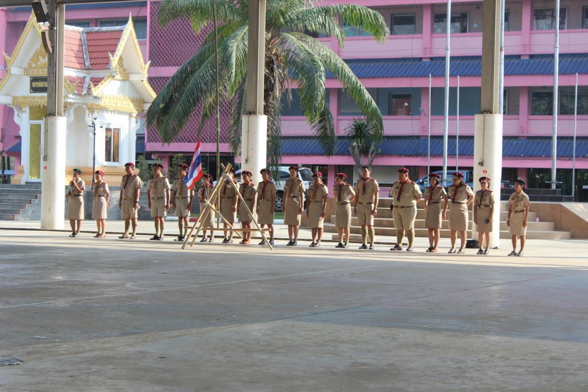 วิทยากรเข้าค่ายลูกเสือ-เนตรนารี และสอบวิชาพิเศษ ม.3