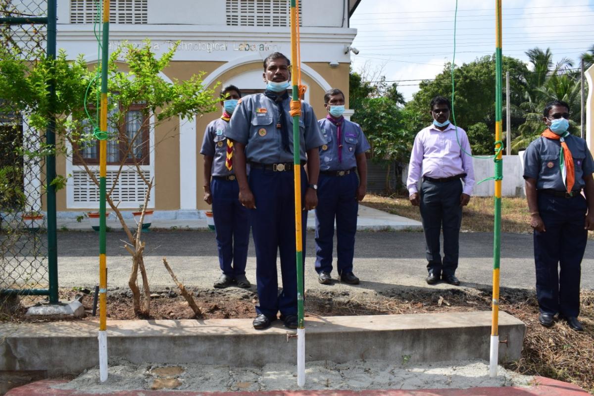 Baden Powell birthday celebration and plant for hope project by Kankesathurai district    