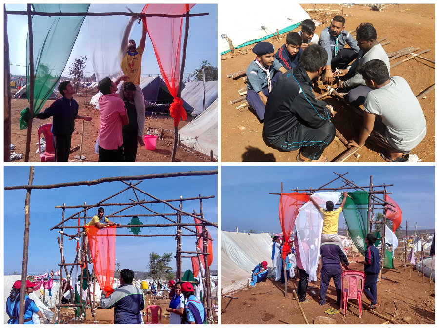 State Gate Making in 17th National Jamboree, Mysuru (Karnataka)