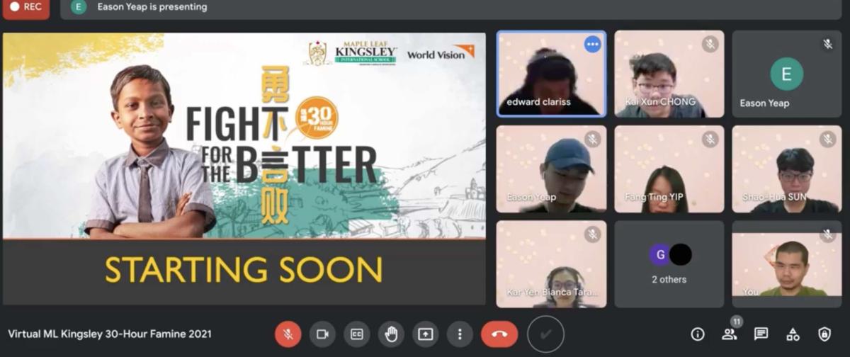 Virtual ML Kingsley 30-Hour Famine 2021 