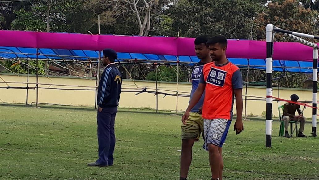 Voluntary Service at Physical Ability test of INDIAN RAILWAYS