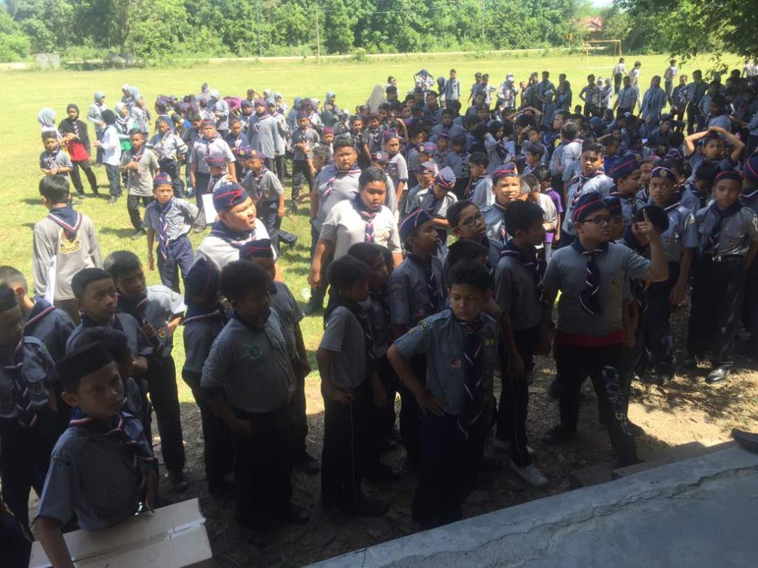 Perkhemahan Agung Jajahan Daerah Pasir Mas (PERAJA32) di Kem Panglima Raja Pusu 40, Pasir Mas, Kelantan, Malaysia