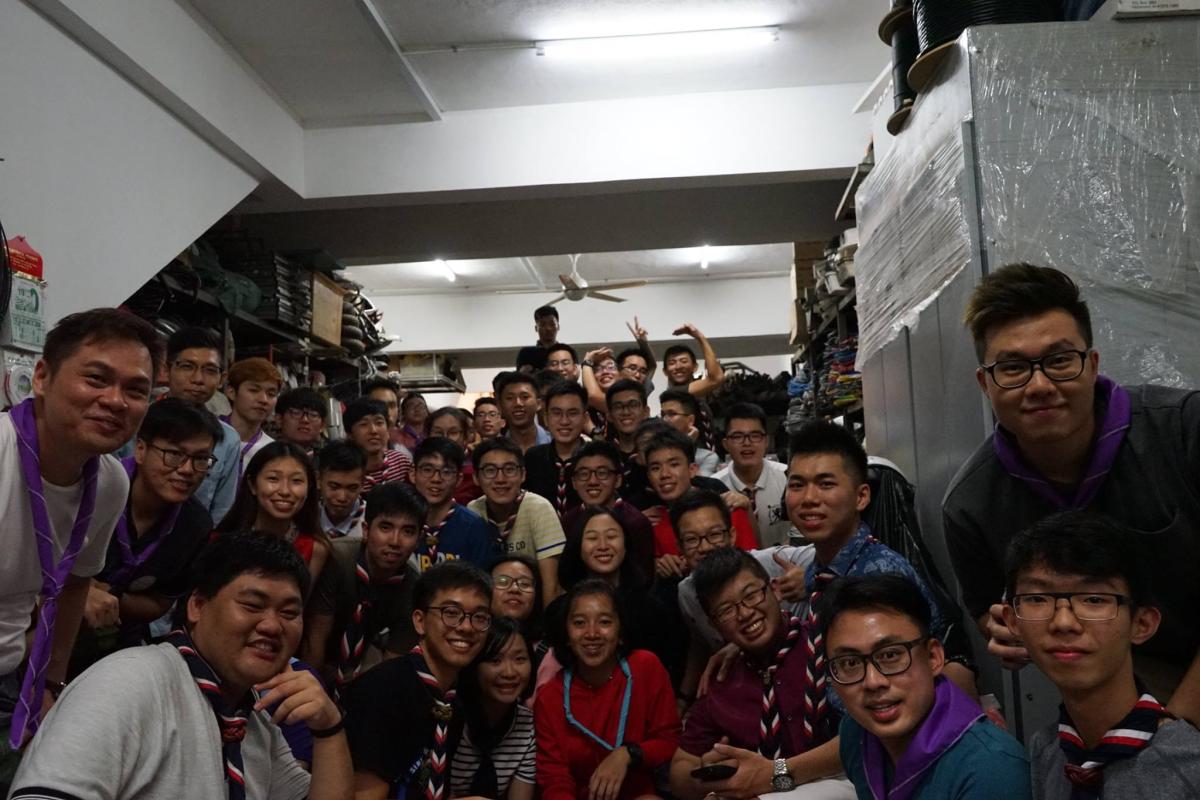 Penang Condor Rover Troop, Georgetown (South). Chinese New Year Gathering and Founder's Day Celebration