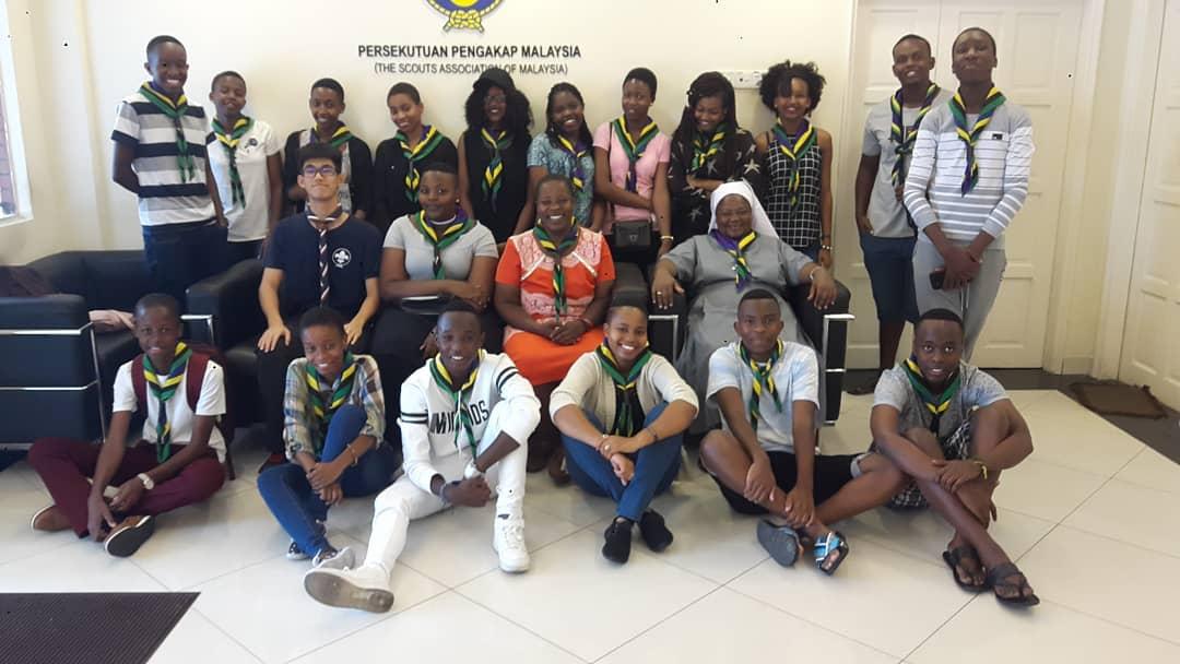 Visitation from the scouts from Tanzania