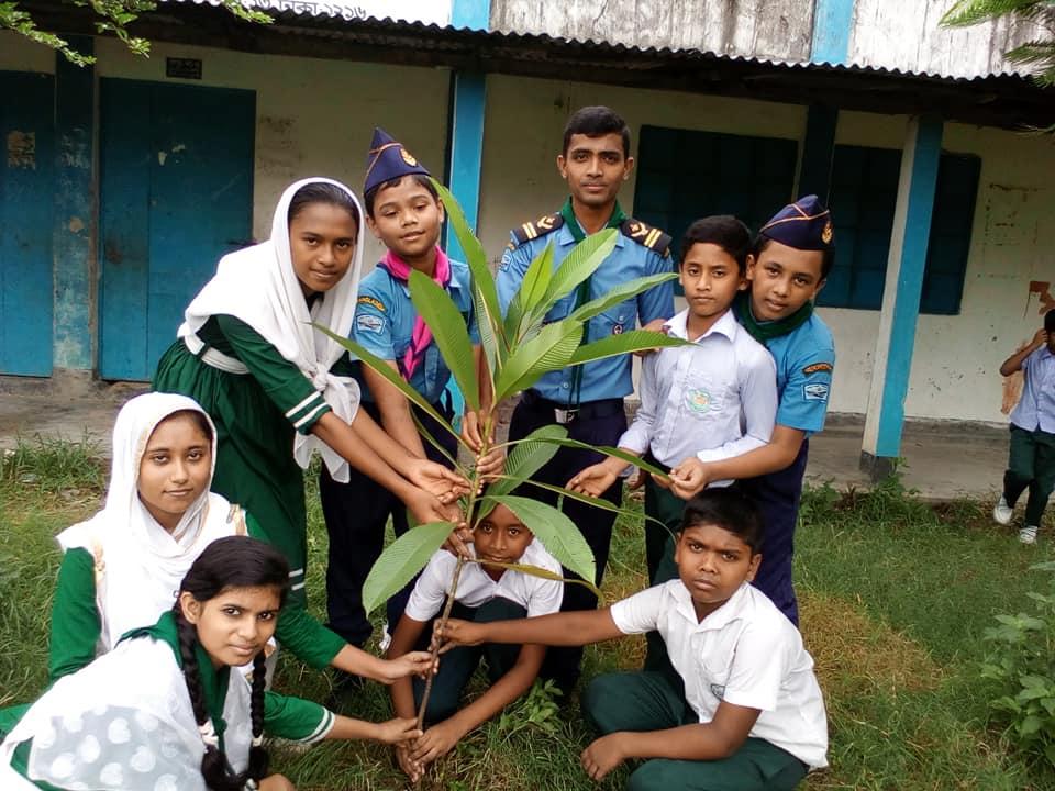  Tree Plantation 2019 by Golden Eagle Open Air Scout Group 