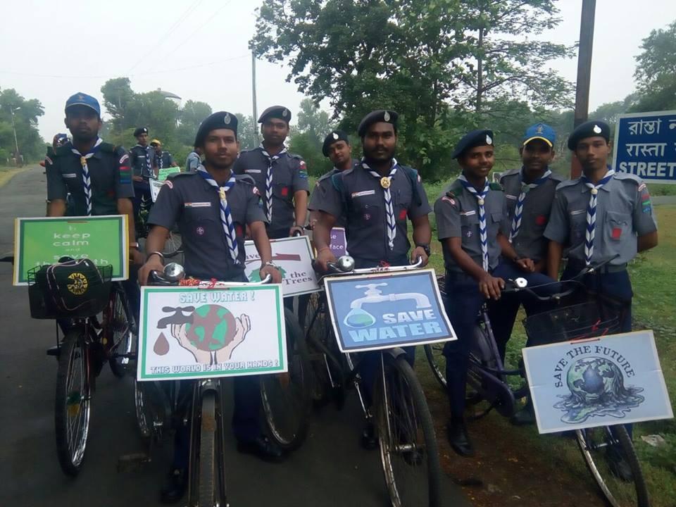 A great road rally for protecting environment