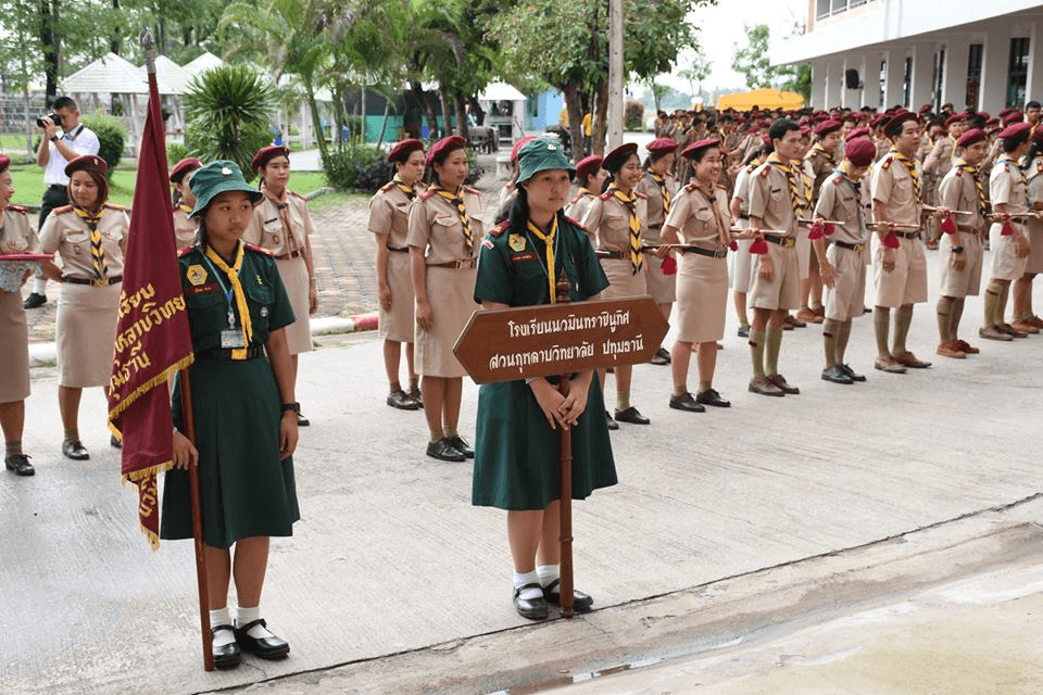 โครงงานรักษาความสอาดโรงเรียนเนื่องด้วยวันลูกเสือ