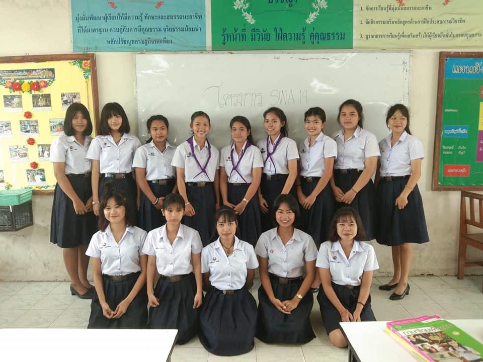 โครงการผักตบชวาพัฒนาชุมชน ของ วิทยาลัยอาชีวศึกษาร้อยเอ็ด SWA14