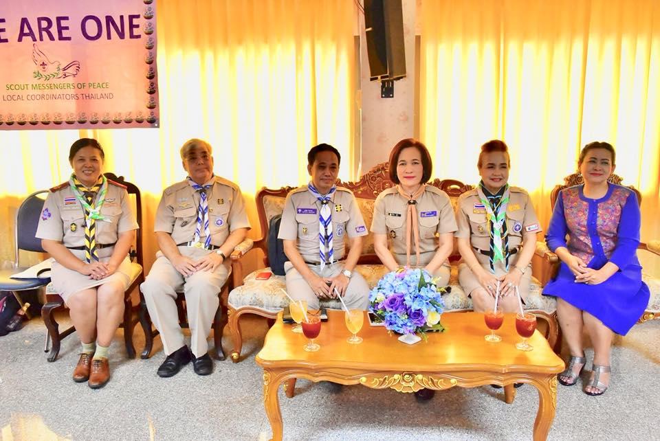 The 5th "We Are One Project" Messengers of Peace Scout Training at school by Local Coordinators.