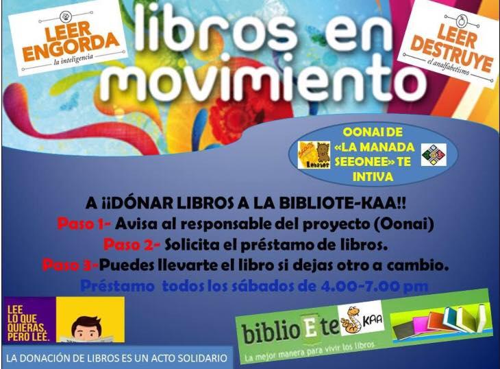 Libros en movimiento