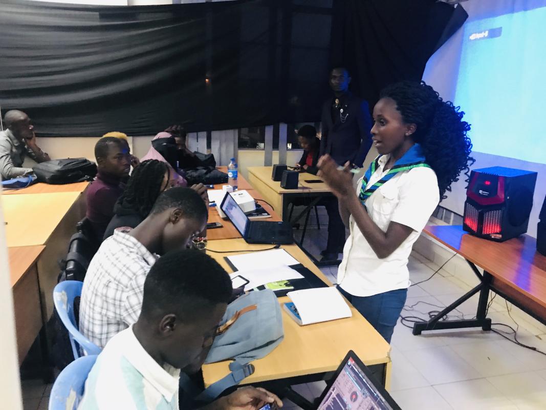 Scouts creating awareness on drugs and substance abuse