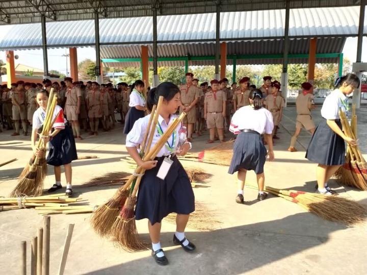 กิจกรรมจิตอาสาทำความสะอาดคุณธรรมความดี