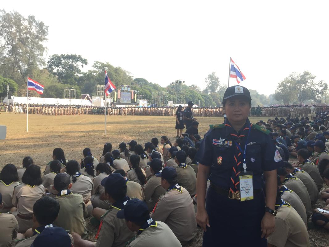 ร่วมกิจกรรมชุมนุมลูกเสือวิสามัญ แห่งชาติ