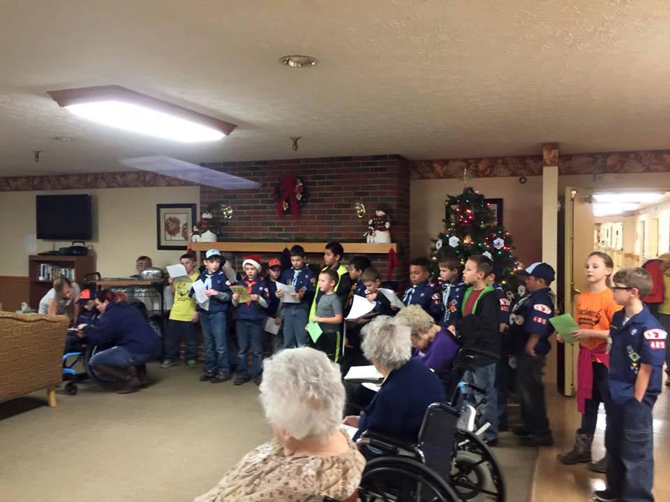 Pack 409 Christmas Caroling
