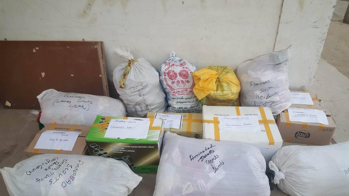 Distribution Of Clothes, Toys, Books And Other Useful Material