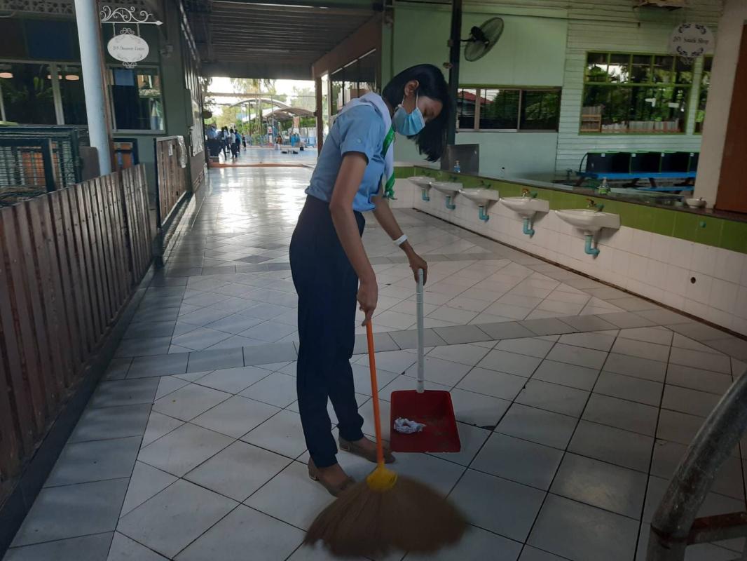 จิตอาสาทำความสะอาด