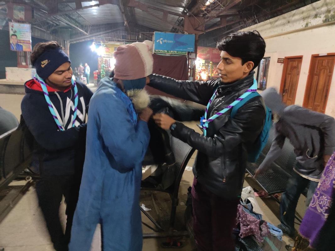 শীতবস্ত্র বিতরণ