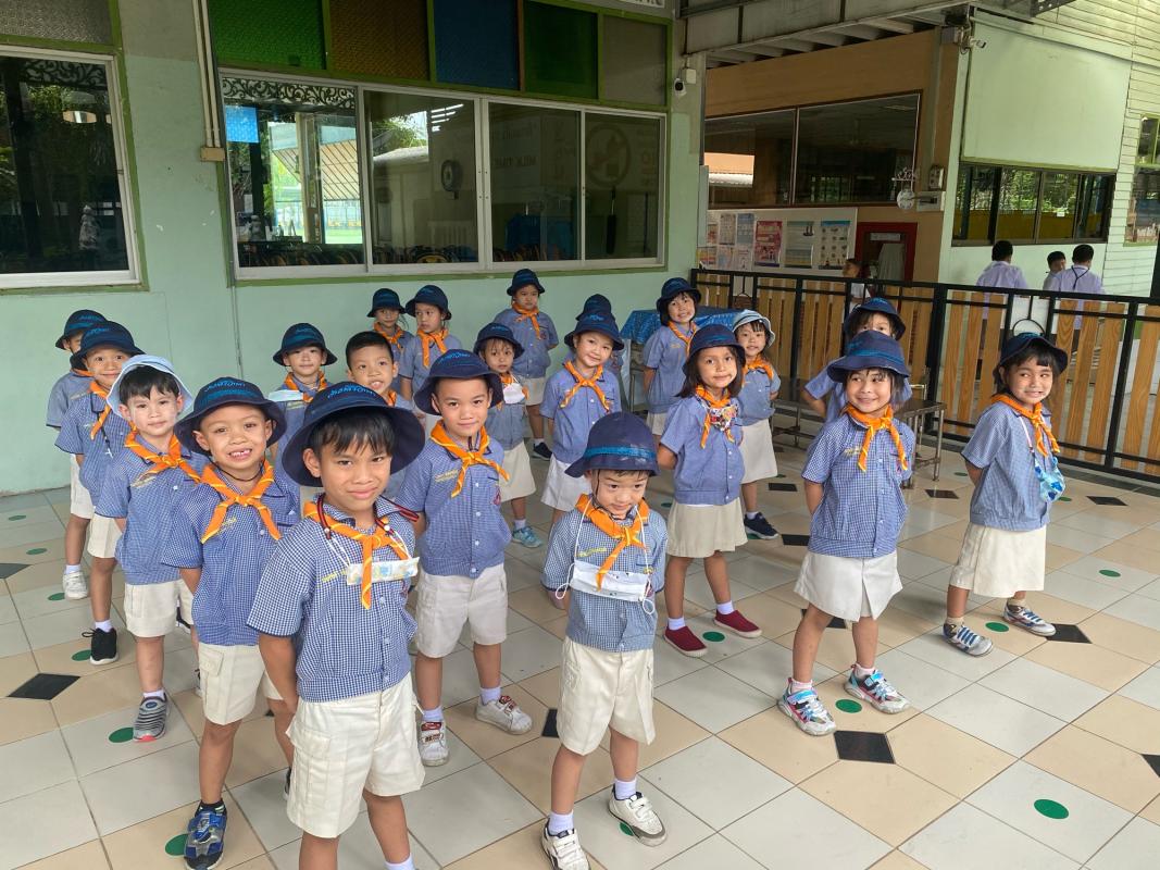 ฝึกการจัดระเบียบแถว