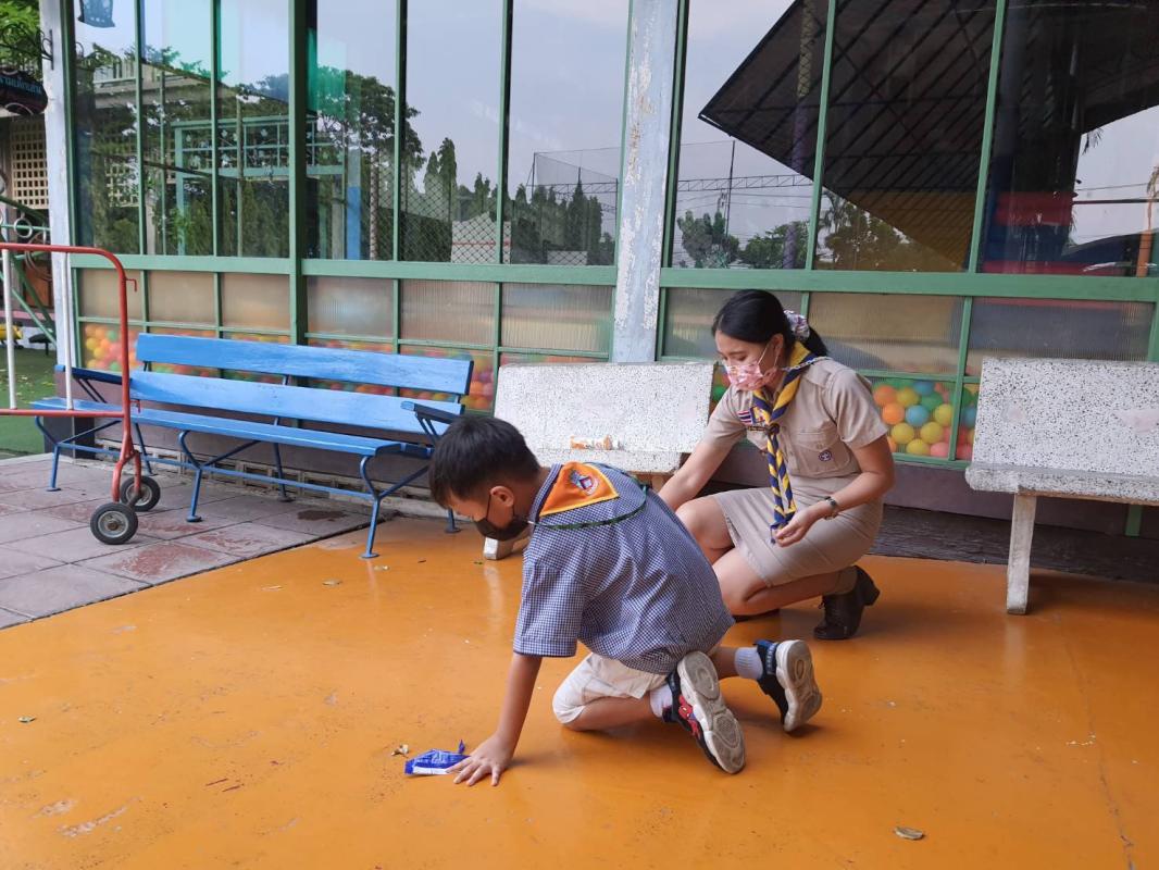 ร่วมกิจกรรมจิตอาสากับลูกเสือบีเวอร์