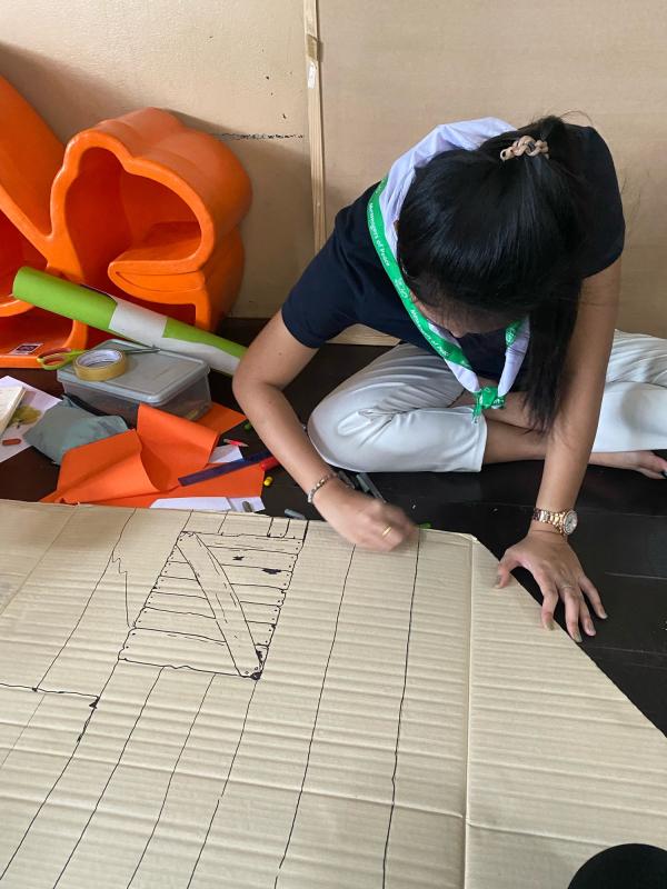 จิตอาสาทำฉากนิทาน