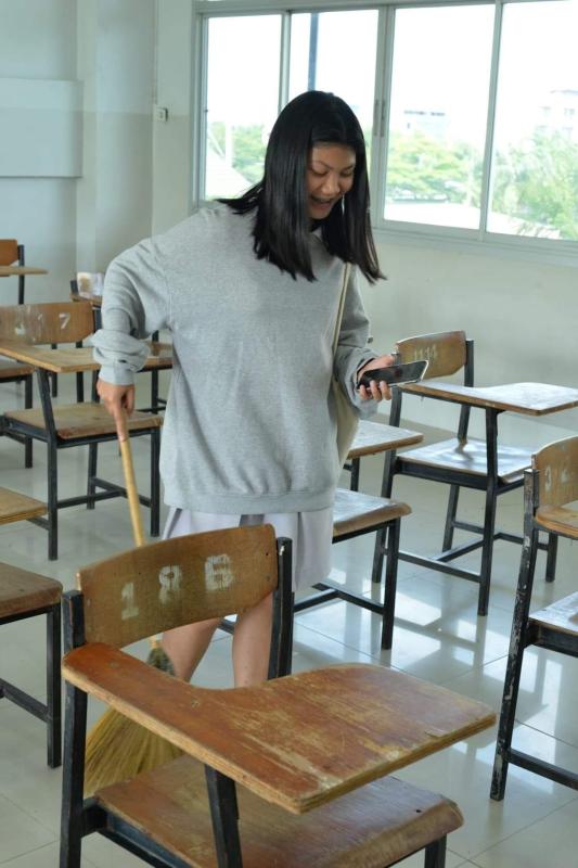 ทำความสะอาดห้องเรียน