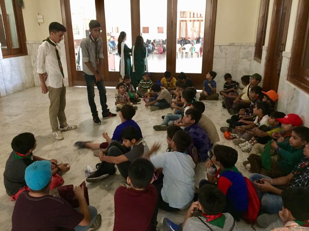 MOP and Solar briefing to cub scouts.