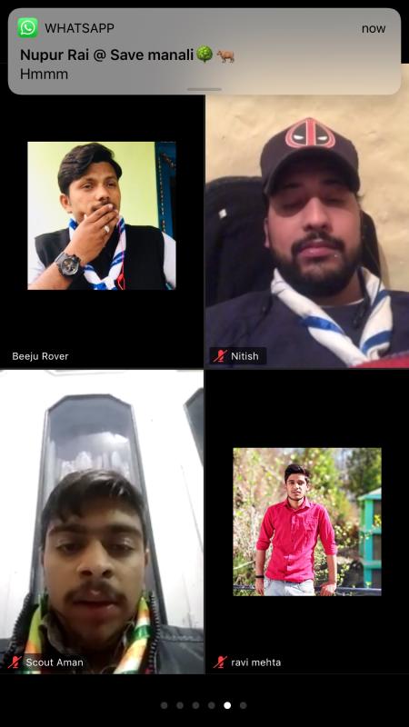 Meeting on Scouts Fight Corona Project 