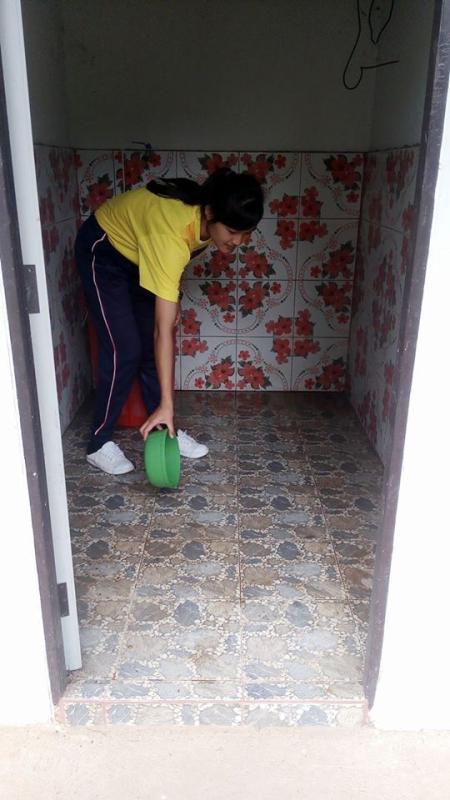 ล้างห้องน้ำวัด