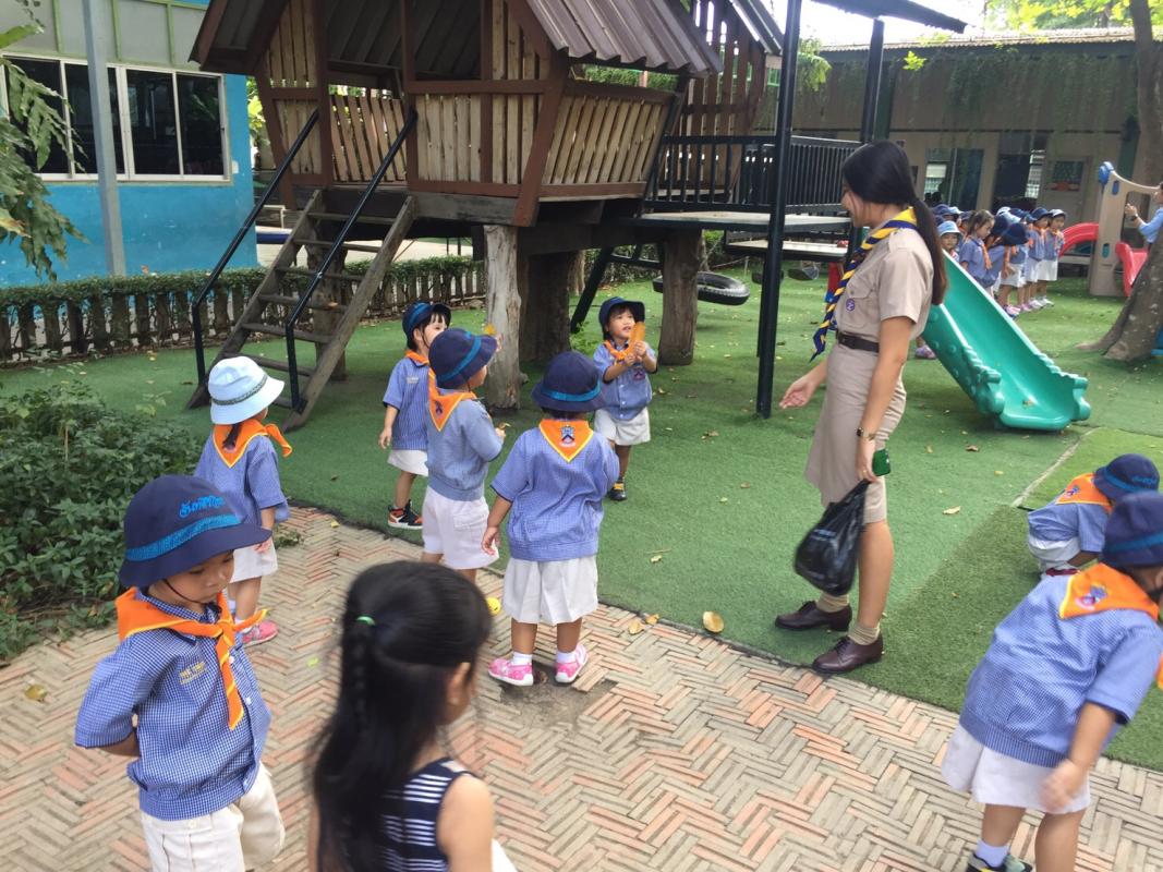 สอนลูกเสือบีเวอร์บำเพ็ญประโยชน์