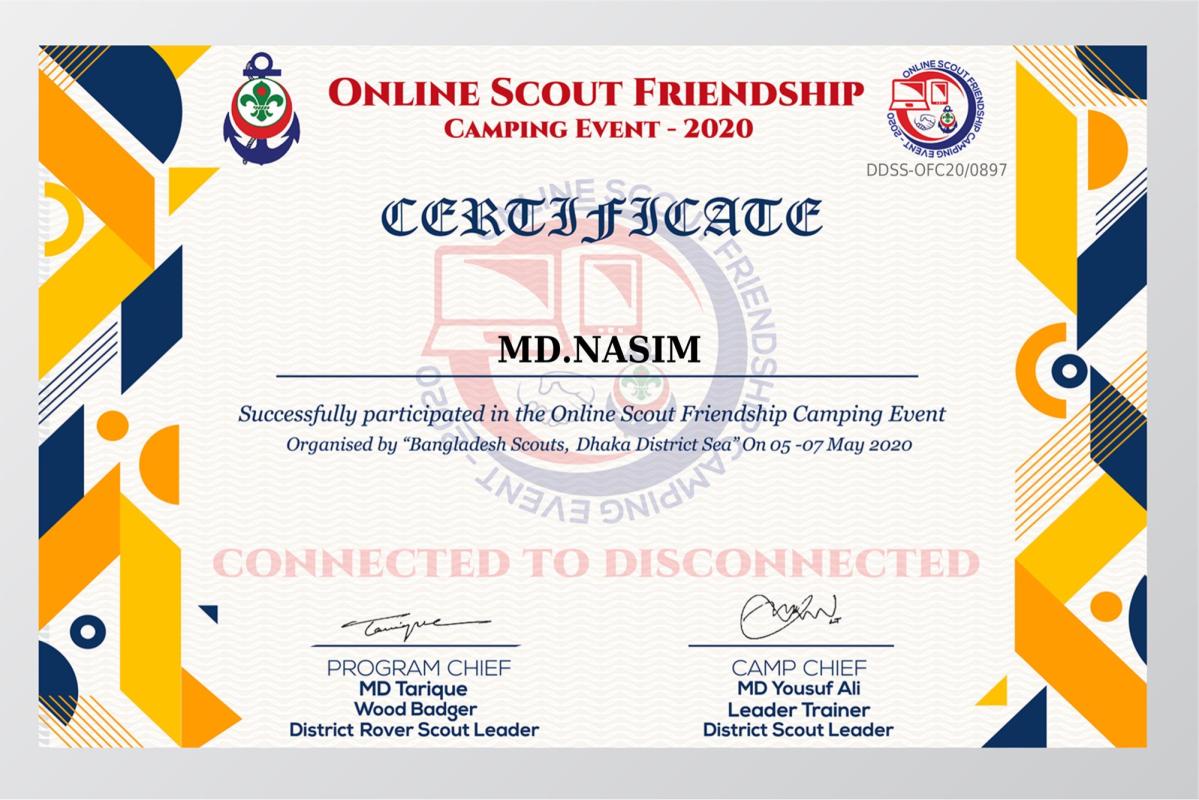 #Online Scout Friendship Campaign Event 2020
