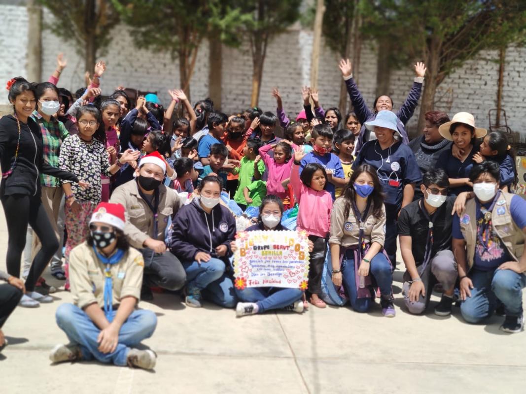 Campaña navideña" Lluvia de ángeles "