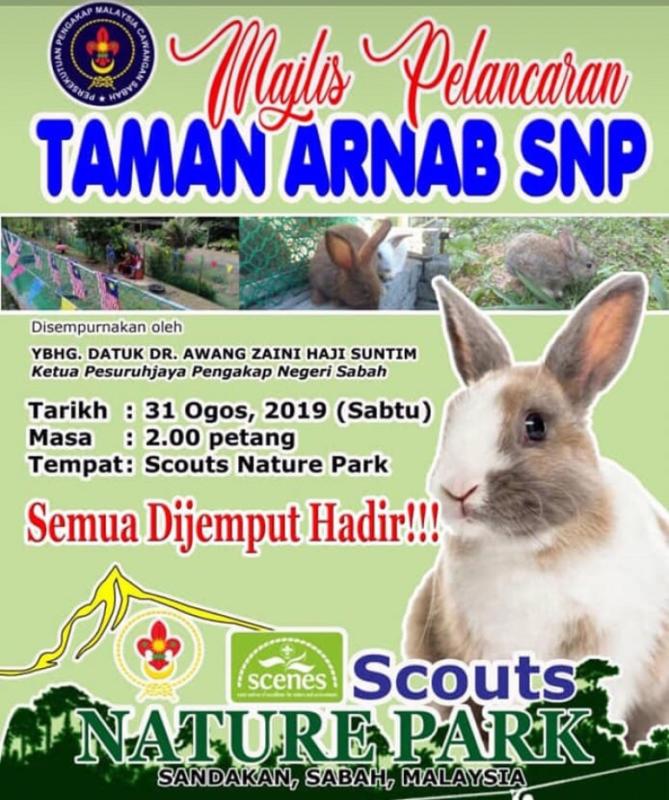 Taman Arnab SNP, Sandakan kini dibuka ! Jom datang beramai-ramai !