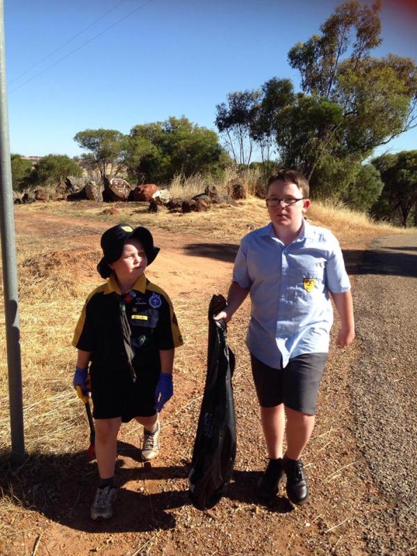 Northam Cub Scouts Tawny Six Messengers of Peace Project
