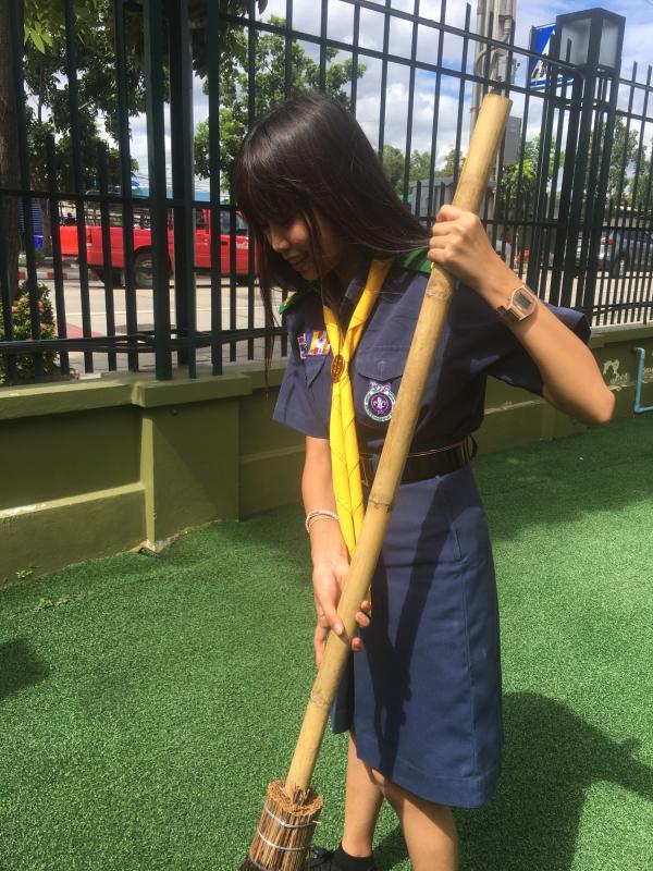 จิตอาสากวาดขยะ