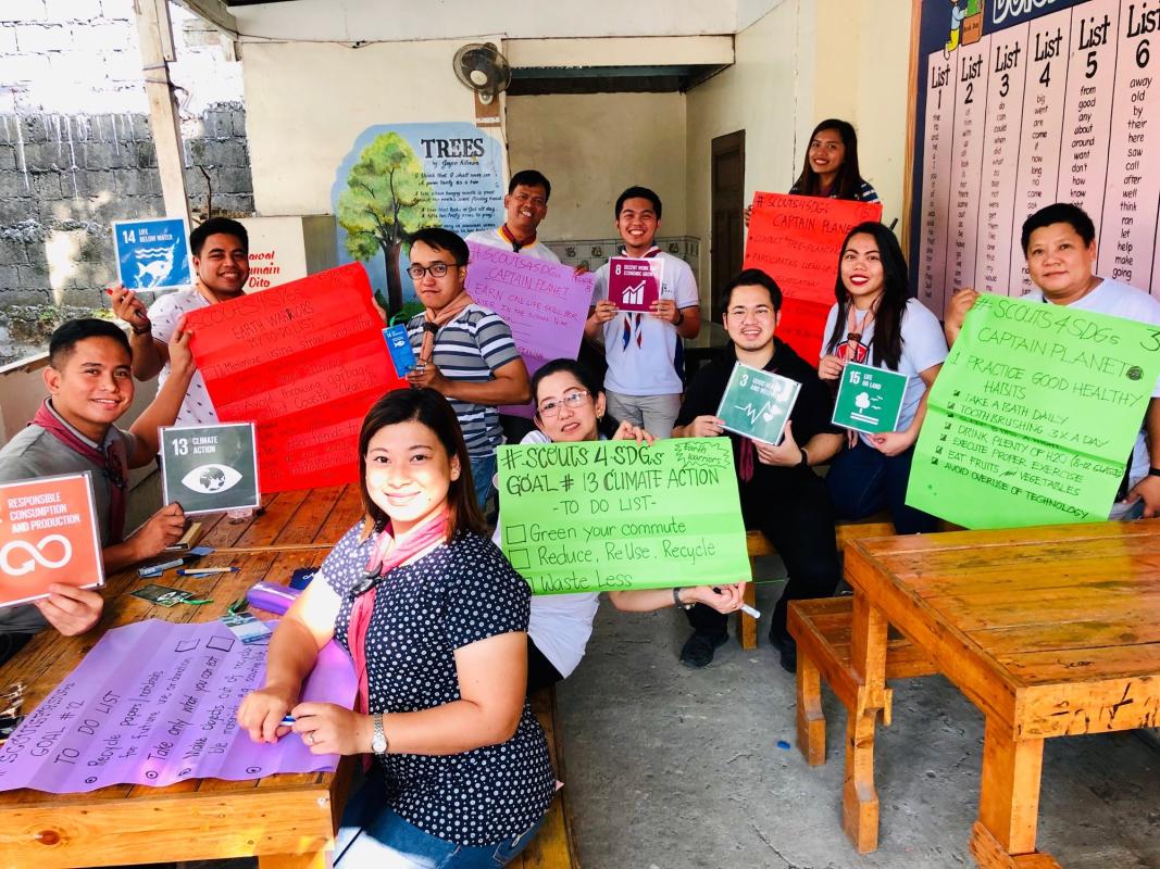 Leaders on Scouts4SDGs Orientation 
