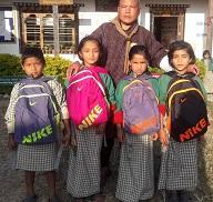Adoption of 4 poor children of Barshong school