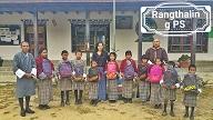 Adoption of 11 poor children of Rangthaling school